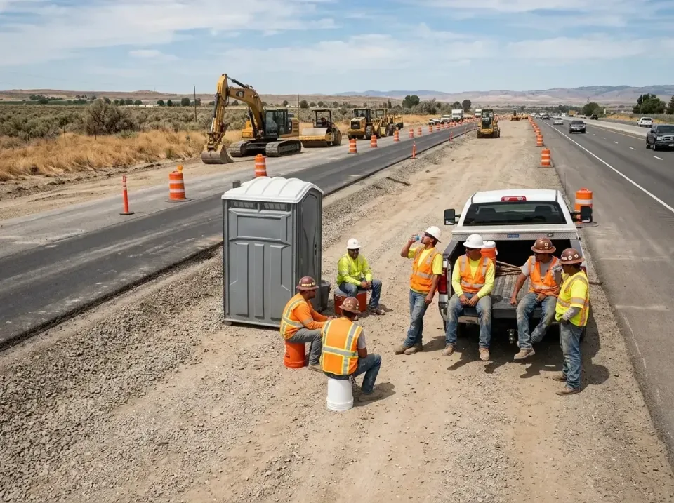 highway-road-construction-crew-007 — frequently asked questions, Porta Potty and Restroom Rentals in Neillsville, WI